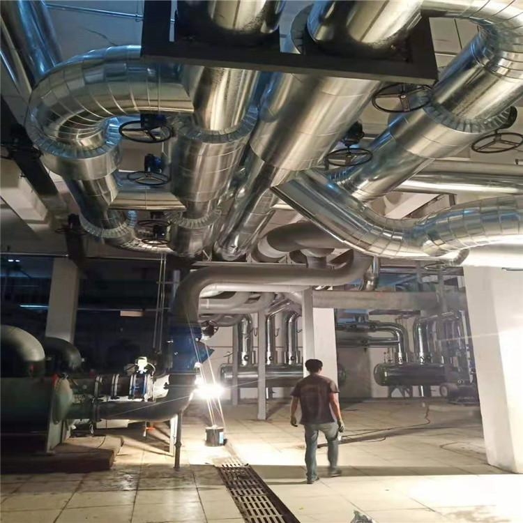 浙江杭州附近的铝皮保温施工 铁皮保温工程 管道白铁皮保温施工单位